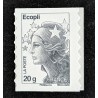 FRANCE 2011 TIMBRE 591 AUTOADHESIF MARIANNE BEAUJARD ECOPLI neuf** MNH STAMP