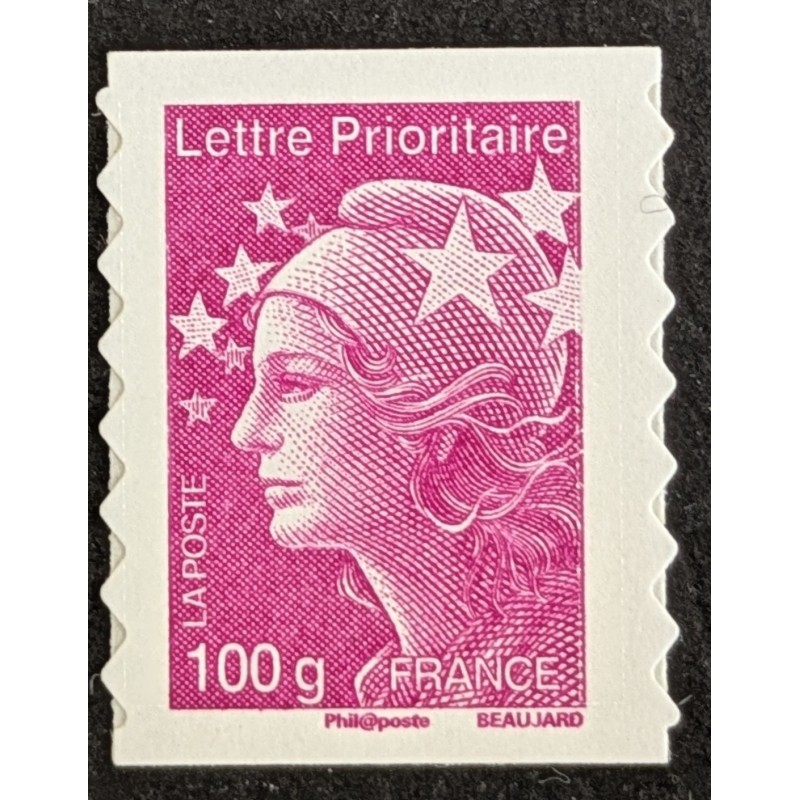 FRANCE 2011 TIMBRE 595 AUTOADHESIF MARIANNE BEAUJARD neuf** MNH STAMP