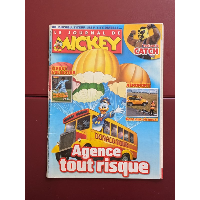 JOURNAL DE MICKEY N° 3003 AGENCE TOUT RISQUE MINI LIVRET FOOTBALL 2010 BD COMICS