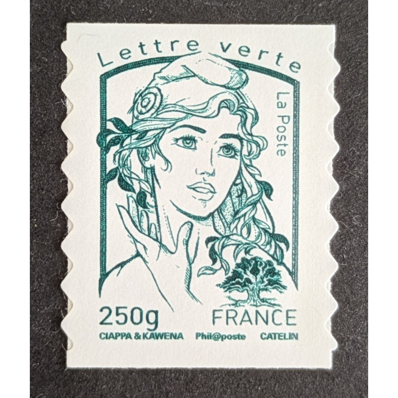 FRANCE 2013 TIMBRE 861 AUTOADHESIF MARIANNE CIAPPA LETTRE VERTE neuf** MNH STAMP