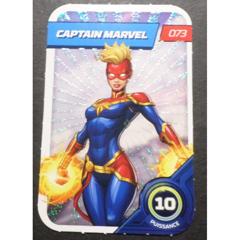 CARTE SPECIALE 073 COLLECTION CAPTAIN MARVEL DEFIE TES HEROS 2023 COMICS LECLERC
