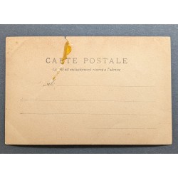 copy of CARTE POSTALE CPA FRANCE BONNE ANNEE FILLETTE BOUQUET FLEURS OLD CARD 0001