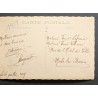 copy of CARTE POSTALE CPA FRANCE BONNE ANNEE FILLETTE BOUQUET FLEURS OLD CARD 0001