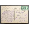 copy of CARTE POSTALE CPA FRANCE BONNE ANNEE FILLETTE BOUQUET FLEURS OLD CARD 0001