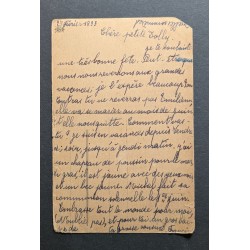 CARTE POSTALE CPA FRANCE FILLETTES FOLKLORE OLD CARD 0080