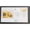 FRANCE 1987 FDC 1 JOUR TIMBRE 2468 PROVENANT DE FEUILLE VOITURE POSTALE