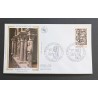 FRANCE 1986 FDC 1 JOUR TIMBRE 2404 NOTRE DAME EN VAUX CLOITRE ARCHITECTURE