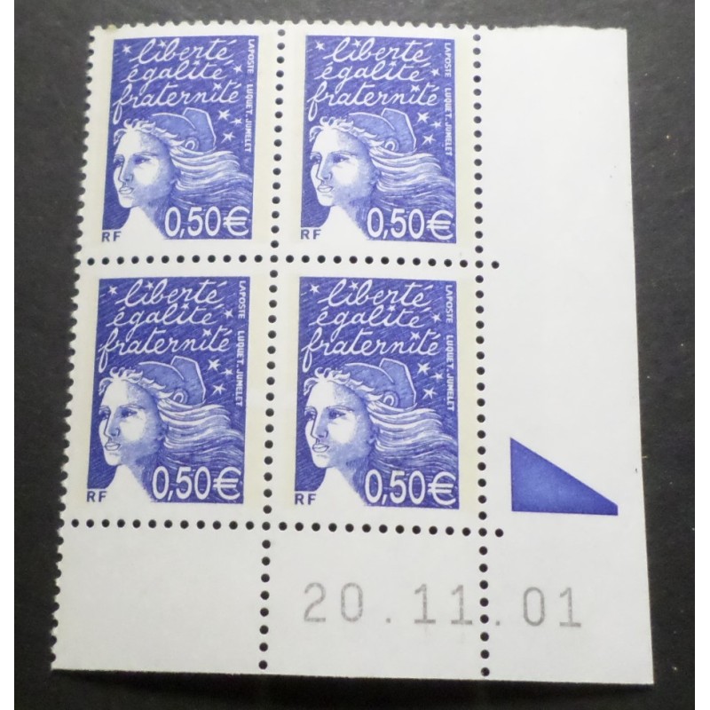 copy of FRANCE 2005 COIN DATE' timbre 3758 MARIANNE LAMOUCHE neuf** MNH