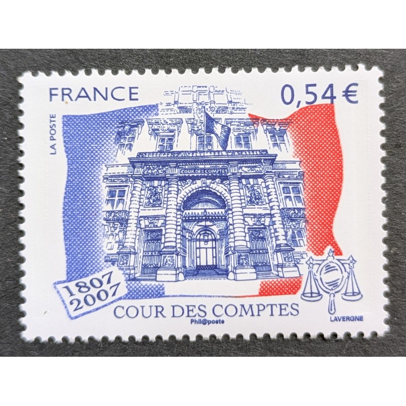 FRANCE 2007 TIMBRE 4028 COUR DES COMPTES ARCHITECTURE neuf** MNH