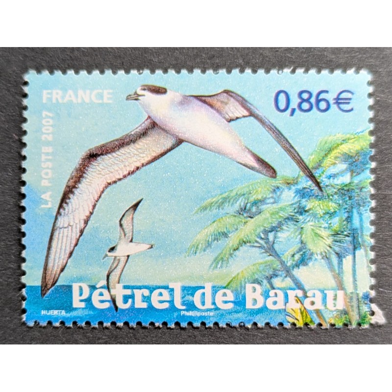 FRANCE 2007 TIMBRE 4036 PETREL OISEAU ANIMAUX SERIE NATURE neuf** MNH