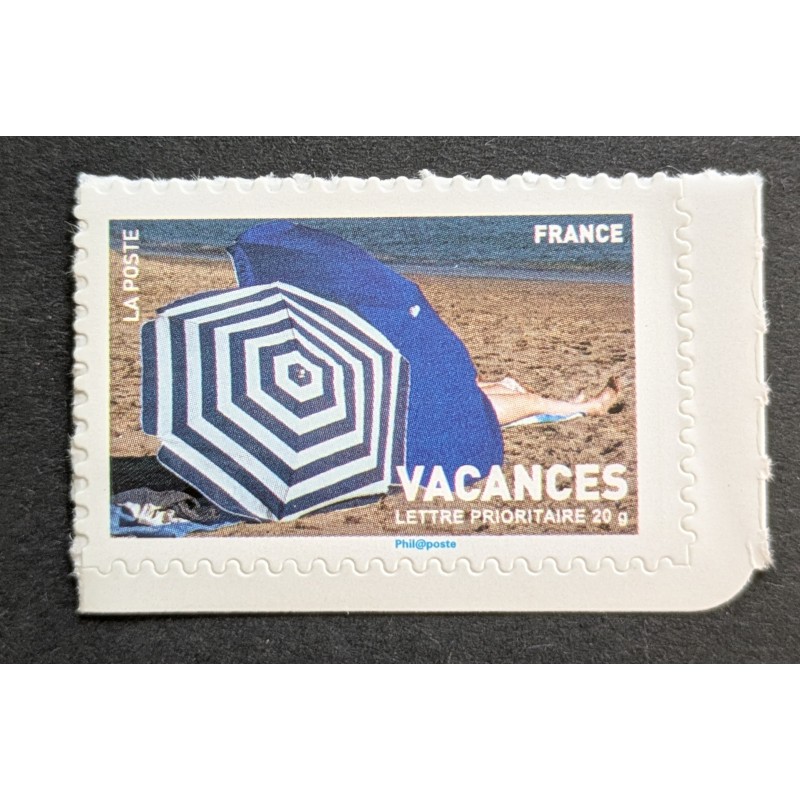 FRANCE 2007 TIMBRE AUTOADHESIF 126 VACANCES PLAGE PARASOL neuf** MNH