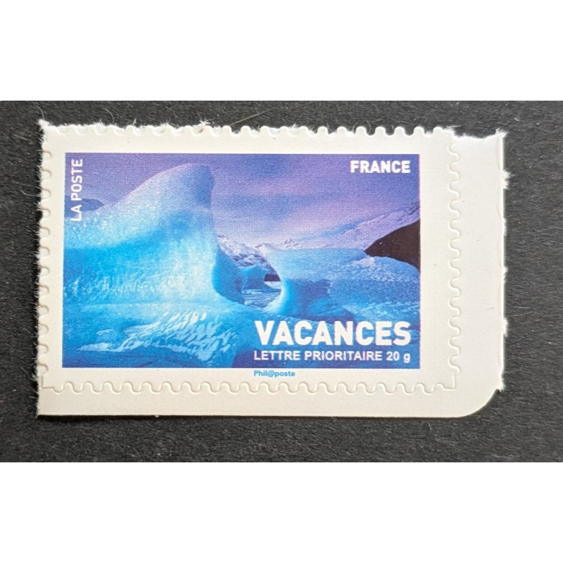 FRANCE 2007 TIMBRE AUTOADHESIF 124 VACANCES ICEBERG GLACIER neuf** MNH