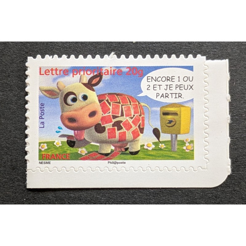 FRANCE 2007 TIMBRE AUTOADHESIF 135 SOURIRES VACHES neuf** MNH