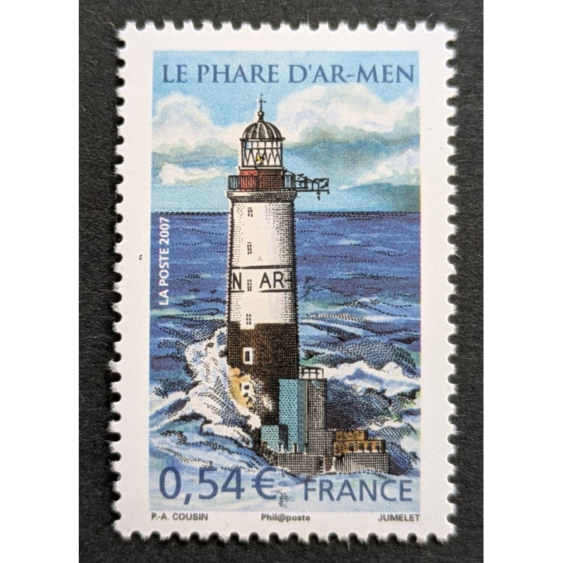 FRANCE 2007 TIMBRE 4114 PHARE CHAUSSEE DE SEIN D'AR-MEN neuf** MNH STAMP