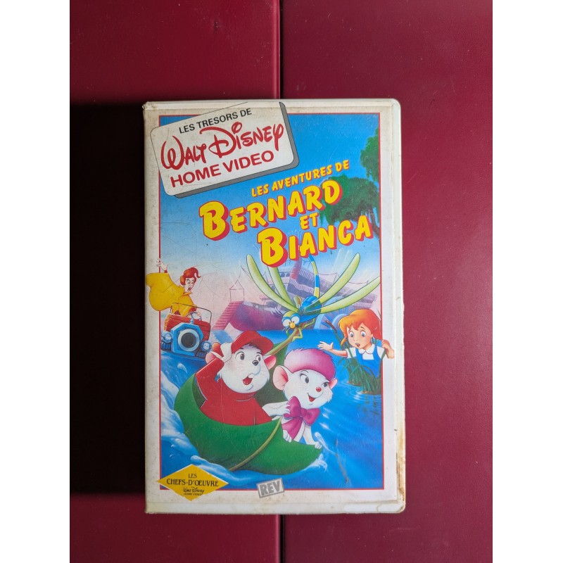 BERNARD ET BIANCA WALT DISNEY VHS K7 CASSETTE VIDEO d'occasion version française