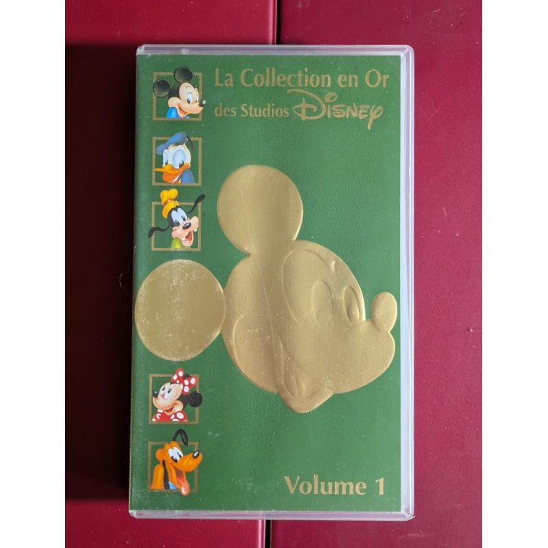 LA COLLECTION EN OR VOL 1 MICKEY WALT DISNEY VHS CASSETTE VIDEO d'occasion VF