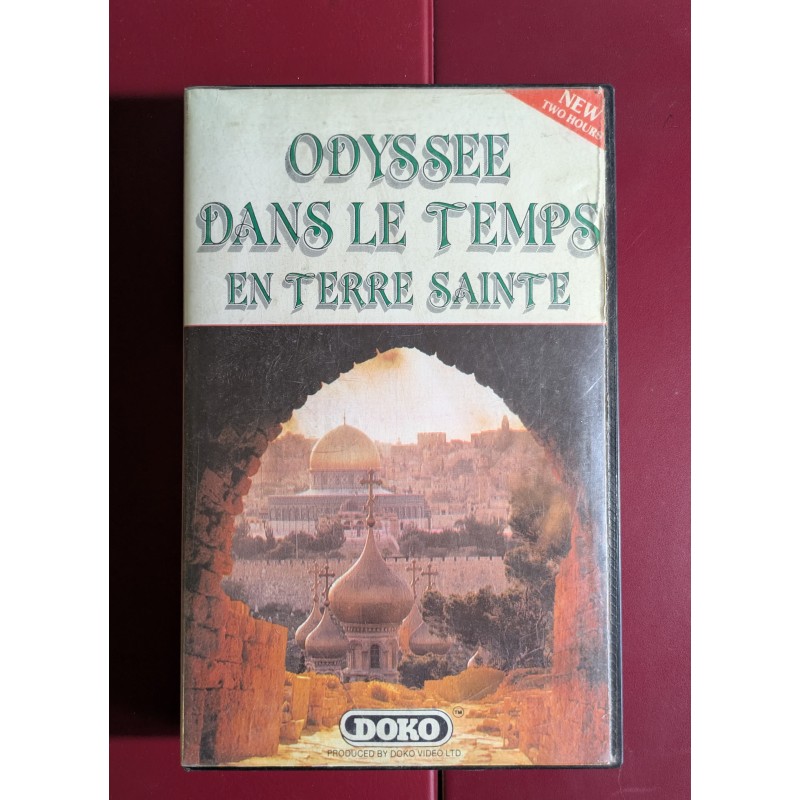 ODYSSEE DANS LE TEMPS EN TERRE SAINTE VHS K7 CASSETTE VIDEO d'occasion VF