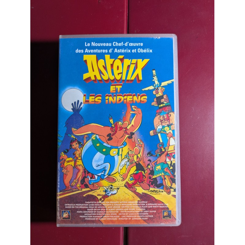 ASTERIX ET LES INDIENS VHS K7 CASSETTE VIDEO FILM d'occasion VF