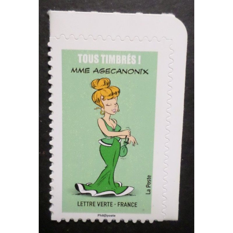 ASTERIX FRANCE 2019 timbre AUTOADHESIF 1738 MME AGECANONIX COMICS BD neuf** MNH