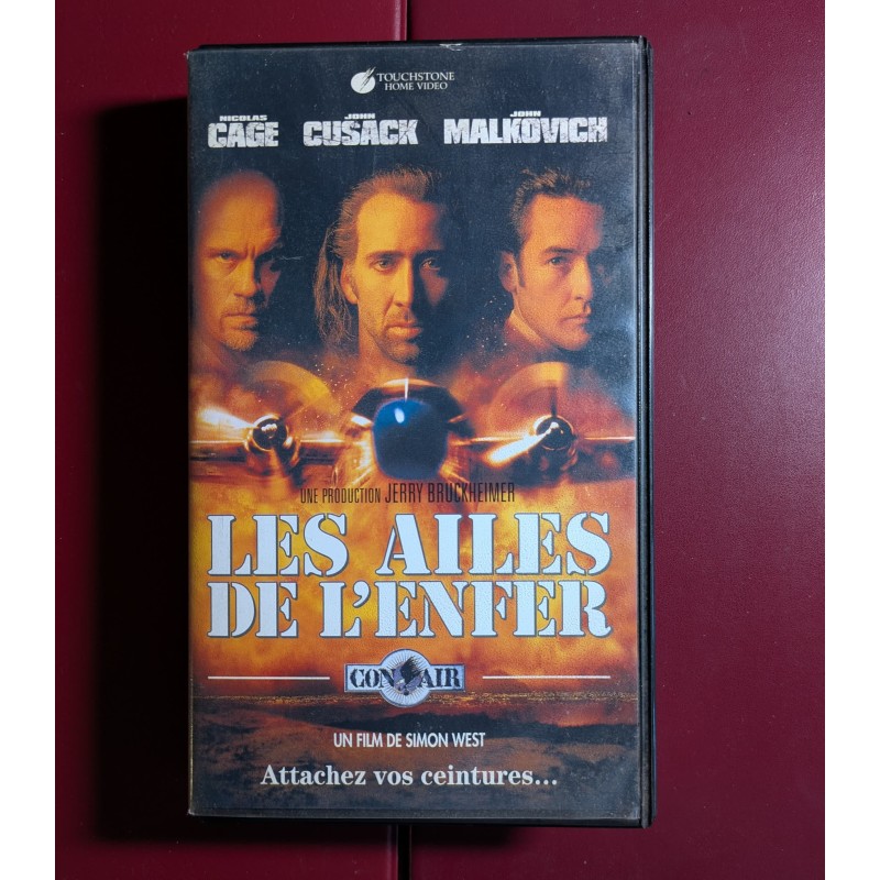 LES AILES DE L'ENFER S. WEST J. BRUCKHEIMER VHS CASSETTE VIDEO FILM d'occasion