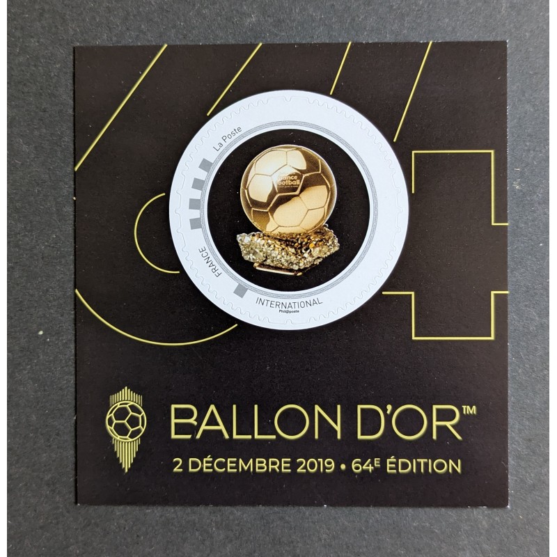 FRANCE 2019 TIMBRE COLLECTOR BALLON D'OR AUTOADHESIF FOOTBALL neuf** MNH