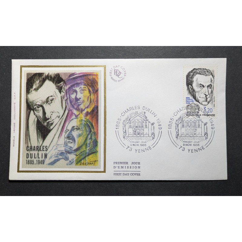 copy of FRANCE 1960 FDC 1° JOUR JOURNEE DU TIMBRE 1245 BATEAU POSE CABLE SOUS MARIN