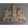 PLAQUE RACCORD EN LAITON POUR PENDULE HOLLANDAISE NU ELCK SYN SIN 15x11 cm