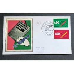 FRANCE 1972 FDC 1 JOUR 2...