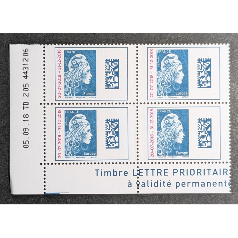copy of FRANCE 2002 timbre 3458b type MARIANNE ROULETTE neuf** MNH