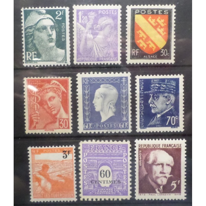 copy of FRANCE LOT timbres années '40 neufs** LUXE MNH STAMPS (AB)