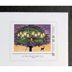 copy of ENVELOPPE CARTE DE VOEUX JOYEUX NOEL PRÉ AFFRANCHIE TIMBRE COLLECTOR BONNE ANNÉE
