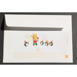 copy of ENVELOPPE CARTE DE VOEUX JOYEUX NOEL PRÉ AFFRANCHIE TIMBRE COLLECTOR BONNE ANNÉE