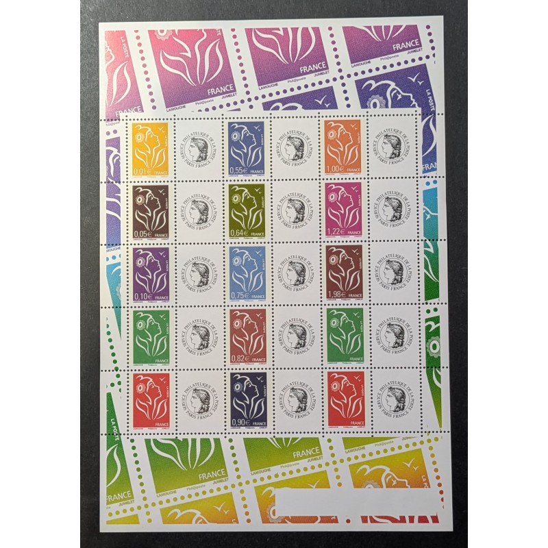 copy of FRANCE 2007 FEUILLE PERSONNALISE F4048A GB TIMBRE MARIANNE LAMOUCHE TPP neuf**
