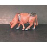 FIGURINE VACHE ANIMAUX CRECHE DECORATION NOEL D'OCCASION BON ETAT JOUET 5x3 CM B