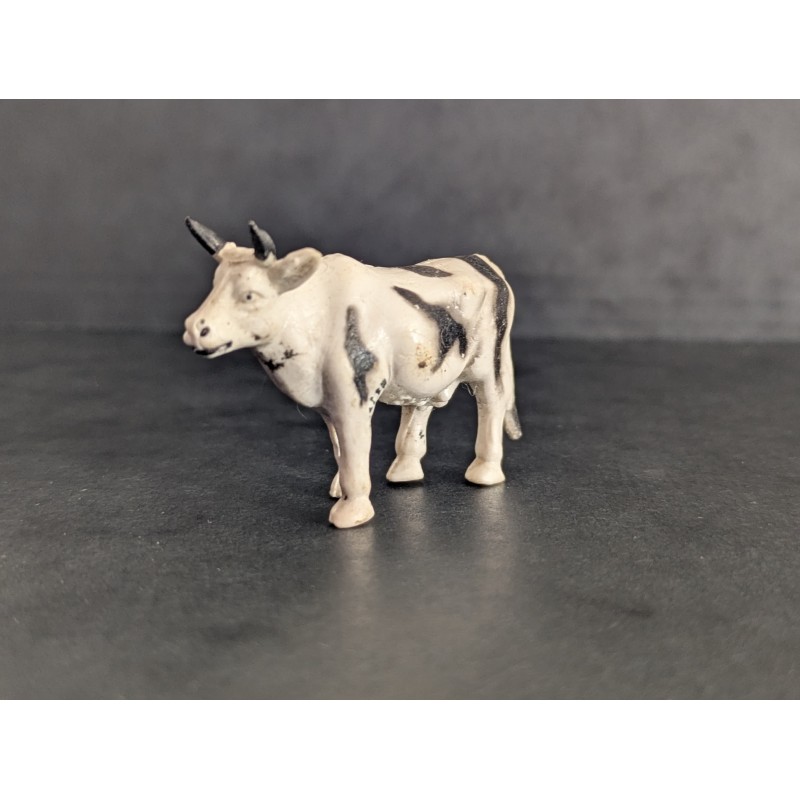 FIGURINE VACHE ANIMAUX CRECHE DECORATION NOEL D'OCCASION BON ETAT JOUET 5x3 cm J