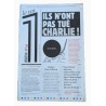 JOURNAL LE UN N°39 DU 7 JANVIER 2015 ILS N'ONT PAS TUE CHARLIE 2015