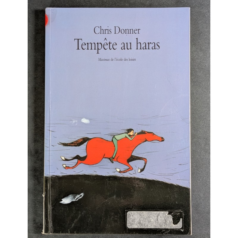 LIVRE ROMAN TEMPETE AU HARAS CHRIS DONNER D'OCCASION CHEVAL JOCKEY