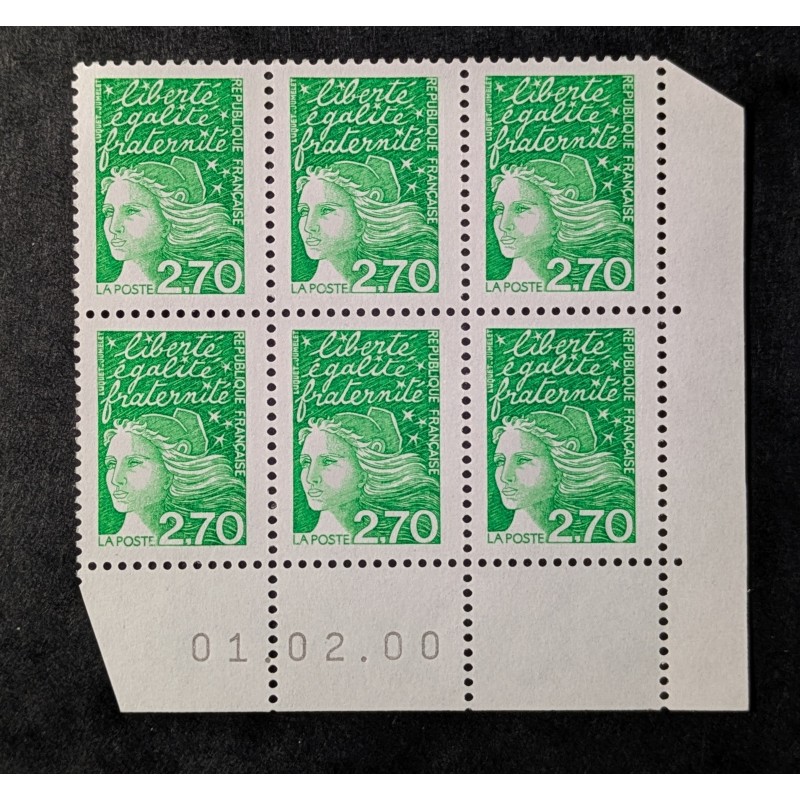 FRANCE 1997 COIN DATE TIMBRE 3091 MARIANNE LUQUET neuf** MNH