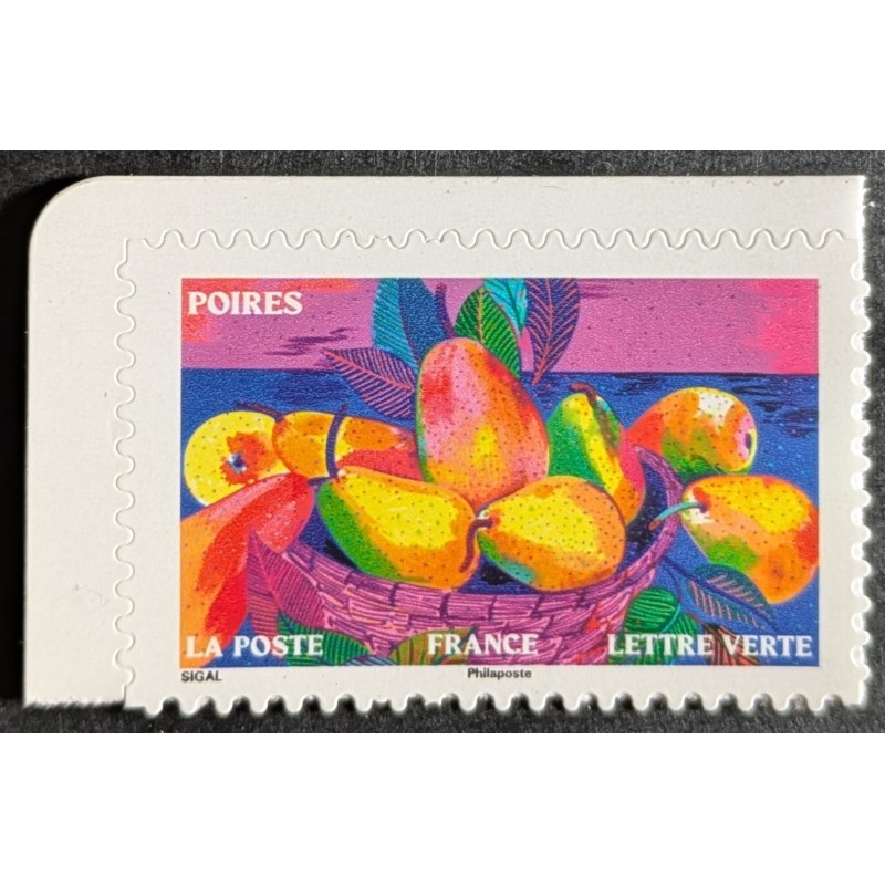 FRANCE 2025 TIMBRE AUTOADHESIF JARDINS D'AUTOMNE FRUIT POIRE neuf** MNH