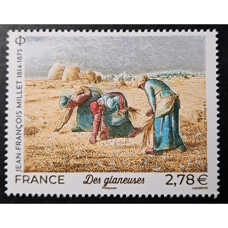 FRANCE 2025 TIMBRE PEINTURE DES GLANEUSES J.F MILLET ART TABLEAU neuf** MNH