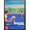 FRANCE 2025 BLOC FEUILLET 2 TIMBRES PADEL SPORT RAQUETTE neuf** MNH