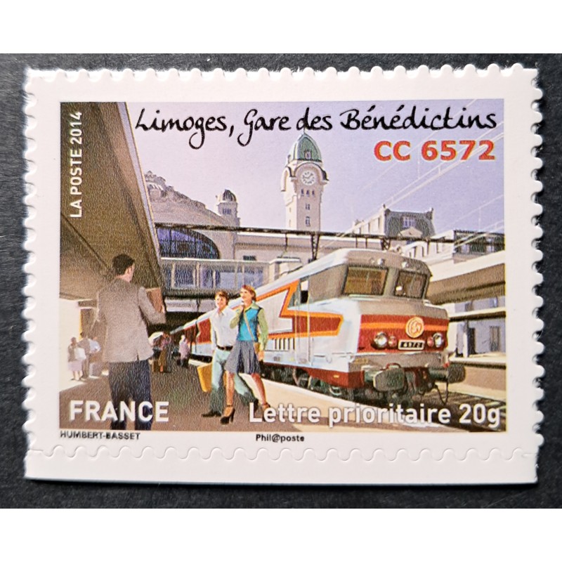 copy of FRANCE 2014 TIMBRE AUTOADHESIF 1002 TRAIN MICHELINE XM 5005 NEUF** MNH