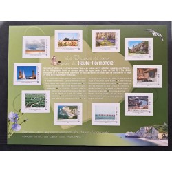 copy of COLLECTOR DE 10 TIMBRES AUTOADHESIFS 2011 LA GUYANE COMME J'AIME NEUFS** MNH