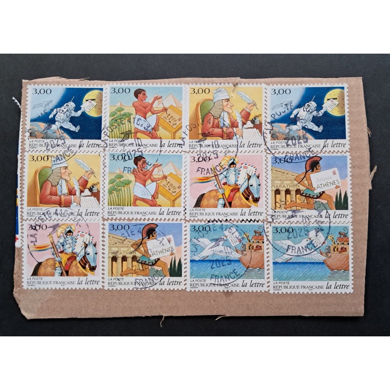 copy of BRESIL 2011 LOT 27 TIMBRES OBLITERES SUR FRAGMENT MARKETING DIRETO