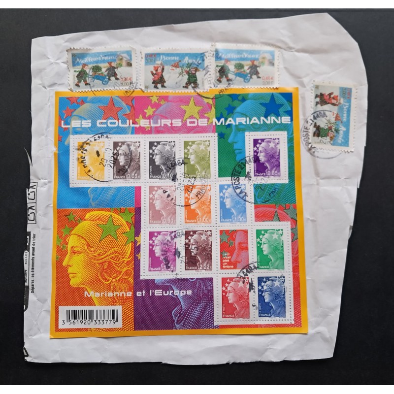 copy of BRESIL 2011 LOT 27 TIMBRES OBLITERES SUR FRAGMENT MARKETING DIRETO
