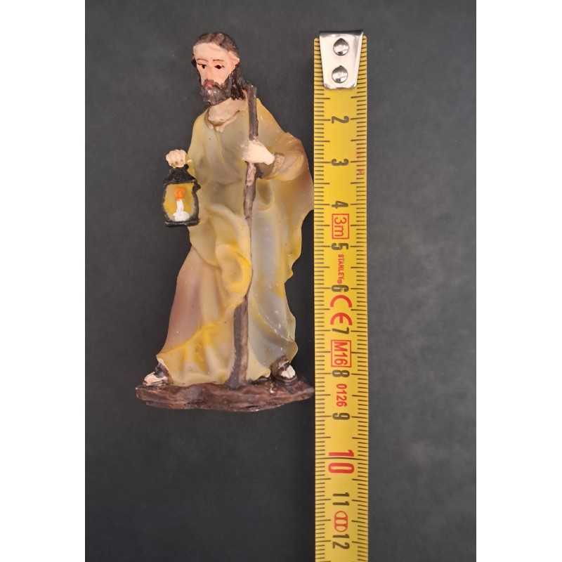 FIGURINE JOSEPH PERE JESUS CRECHE DECORATION NOEL D'OCCASION TRES BON ETAT