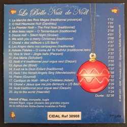 CD MUSIQUE LA BELLE NUIT DE NOEL 20 MORCEAUX V. RIGOT D'OCCASION