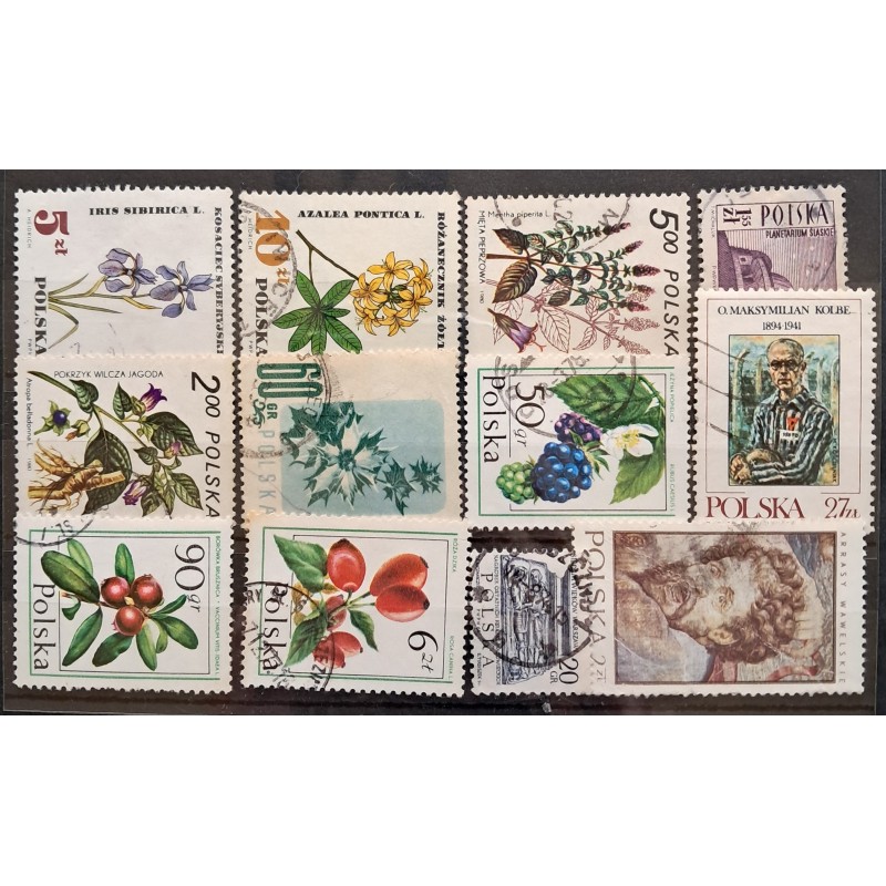 copy of POLOGNE POLSKA LOT DE 9 TIMBRES OBLITERES ANNEES 60' 70' TRES BON ETAT A