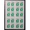 FRANCE CARNET 20 TIMBRES VERTS AUTOADHESIFS 604-C3 MARIANNE BEAUJARD NEUF** MNH