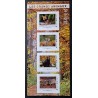 FRANCE BLOC 4 TIMBRES COLLECTORS AUTOADHESIFS ANIMAUX OURS RENARD NEUF** MNH